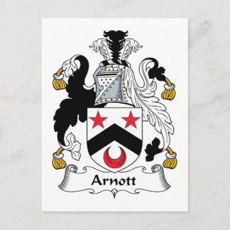 Arnott Familienwappen Postkarte