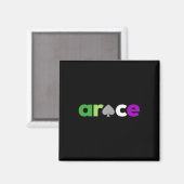 Aro Ace Pride Spade, Lgbt Aroace, Lgbtq Aromantic Magnet (Vorderseite/Rückseite)