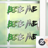 Aro Pride Bite Me Fensteraufkleber (Zuhause)