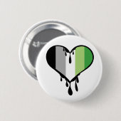 Aro Pride Dripping Heart Button (Vorne & Hinten)
