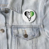 Aro Pride Dripping Heart Button (Beispiel)