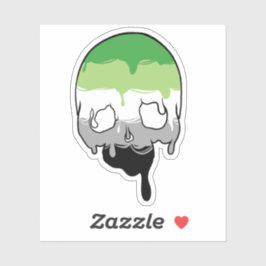 Aro Pride Driving Skull Aufkleber