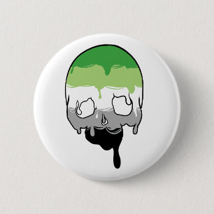 Aro Pride Driving Skull Button