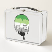 Aro Pride Driving Skull Metall Brotdose (Vorderseite)