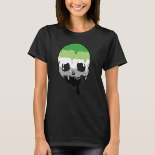 Aro Pride Driving Skull T-Shirt