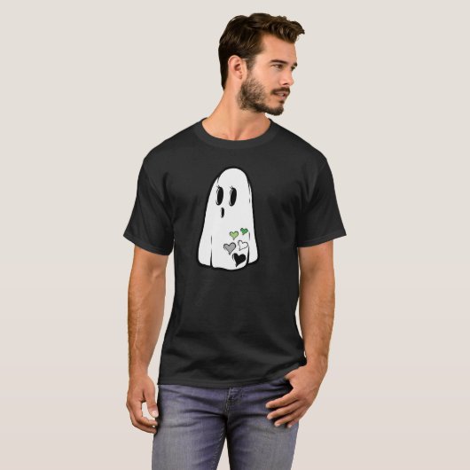 Aro Pride Ghost T-Shirt (Vorne ganz)
