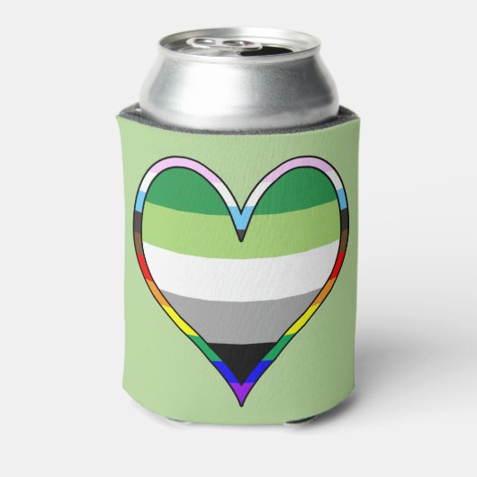 Aro Pride Heart Can Cooler Dosenkühler (Kanne Rückseite)
