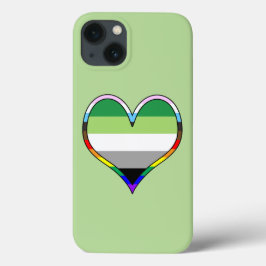 Aro Pride Heart Case-Mate iPhone Case