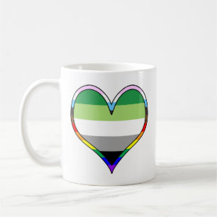 Aro Pride Heart Coffee Tasse