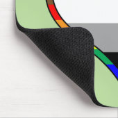 Aro Pride Heart Mousepad (Ecke)
