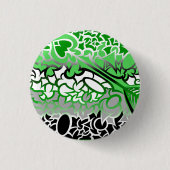Aro Pride Kritzeleien Button (Vorderseite)