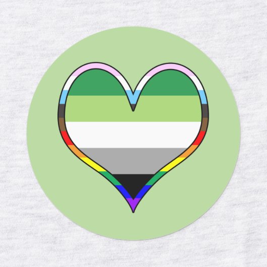 Aro Pride Labels Etiketten (Design 1)