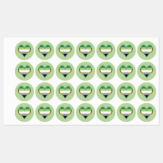 Aro Pride Labels Etiketten (Blatt)