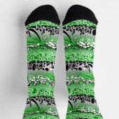 Aro Pride-Schlangenlinien Socken (Oben)
