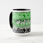 Aro Pride Schwünge Tasse (Vorderseite Links)