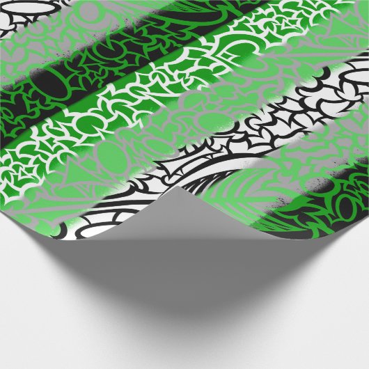 Aro Pride Squiggles Geschenkpapier (Ecke)