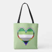 Aro Pride Tote Bag Tasche (Rückseite)
