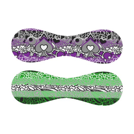 Aro und Ace Pride Squiggles Baseball (Paneele)