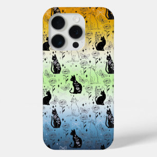 AroAce Agender Pride Black Cat - Mystische Hexerei Case-Mate iPhone Hülle