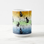 AroAce Agender Pride Black Cat - Mystische Hexerei Kaffeetasse (Mittel)