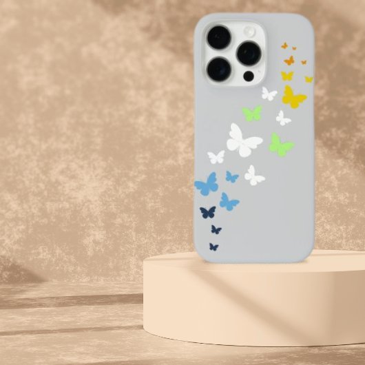AroAce Agender Pride Butterfly Trail Case-Mate iPhone Hülle