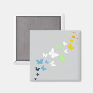 AroAce Agender Stolz Schmetterlingsweg Magnet