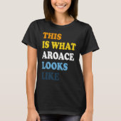 Aroace Pride Aromantic Asexual Proud Aro Ace LGBTI T-Shirt (Vorderseite)
