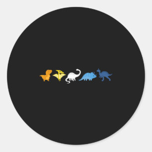 Aroace Pride Dinosaur, Lgbtq Aro Ace, Niedliches A Runder Aufkleber