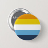 AroAce Pride Flag LGBT Pride Button (Vorne & Hinten)