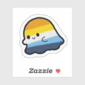 AroAce-Pride-Geist Aufkleber (Blatt)