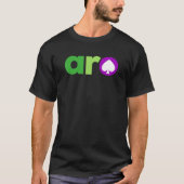 Aroace Pride Spade LGBT Aro Ace LGBTQ Aromantic As T-Shirt (Vorderseite)