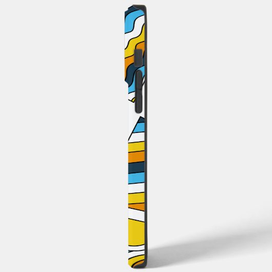 AroAce Pride Zen Doodle Sunset Flag Moderne Abstra Case-Mate iPhone Hülle (Rückseite / Links)