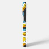 AroAce Pride Zen Doodle Sunset Flag Moderne Abstra iPhone Hülle (Linke Seite)