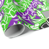 Aroace Radioactive Pride Flag Squiggles Geschenkpapier (Rolleneckpunkt)