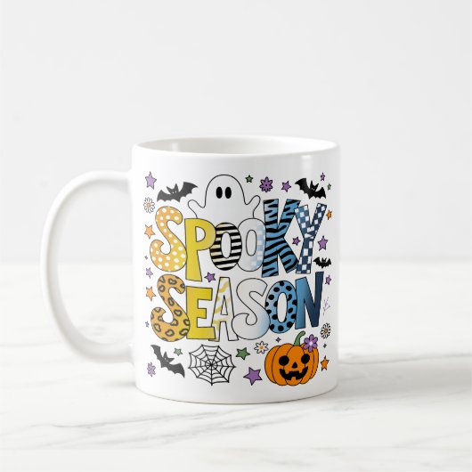 AroAce Spooky Season Halloween Kaffeetasse (Links)