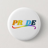 AroAce Stolz - Regenbogen-Swoosh Button (Vorderseite)