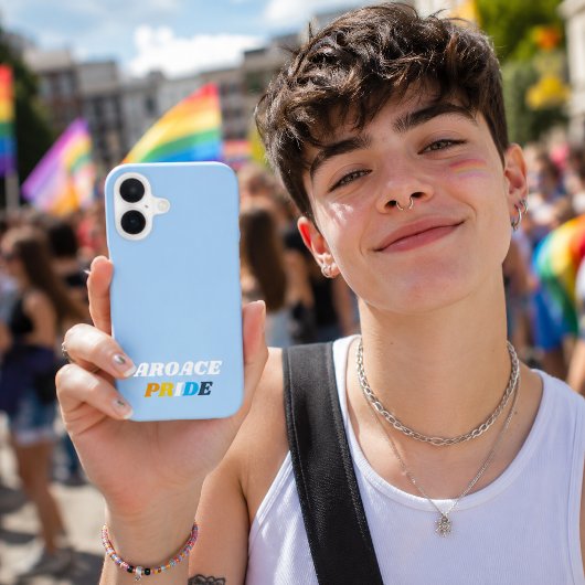 AroAce-Stolzflaggenfarben iPhone 16 Hülle