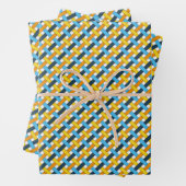 AroAce Sunset Pride Woven Nahtloses Muster Geschenkpapier Set (Beispiel)