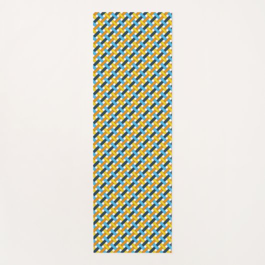 AroAce Sunset Pride Woven Nahtloses Muster Yogamatte (Vorderseite)