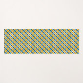 AroAce Sunset Pride Woven Nahtloses Muster Yogamatte (Vorderseite (Horizontal))