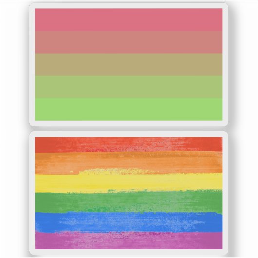 Aroflux Pride Aufkleber (Vorderseite)