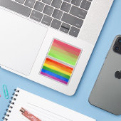 Aroflux Pride Aufkleber (Laptop mit iPhone)
