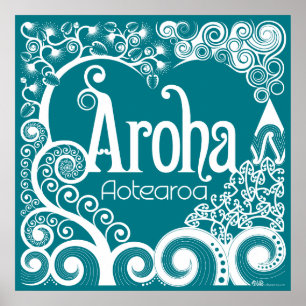 Aroha Aotearoa Plakat