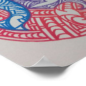Aroha Mai, Design von RRW Poster (Ecke)
