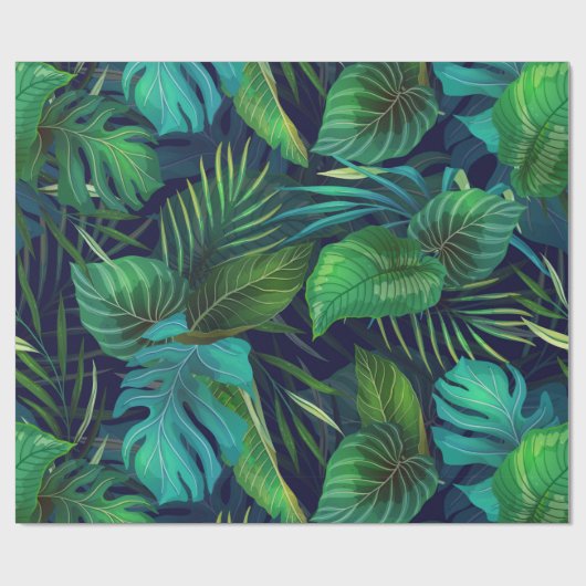 Aroids Dschle Geschenkpapier (Flach)