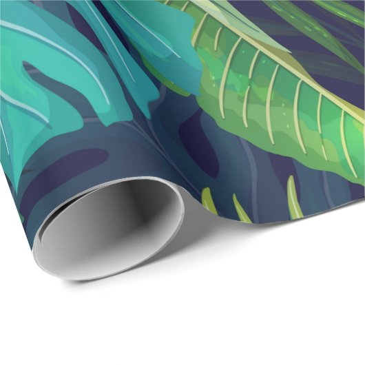 Aroids Dschle Geschenkpapier (Rolleneckpunkt)