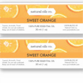 Aroma-ätherische Öle Duftstoffflasche Aufkleber (Vorderseite)