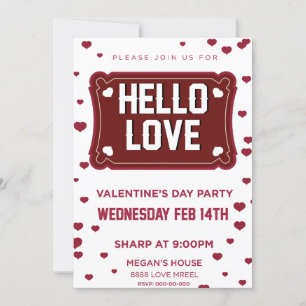 Aroma der Liebe Kaffeebasen Hallo Liebe Fest Einladung