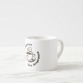 Aroma der Positivität: Mehr Espresso, weniger Depr Espressotasse (Vorderseite Rechts)