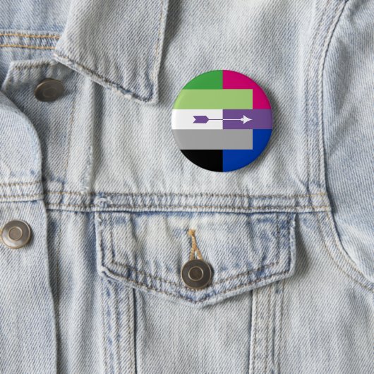 Aromantic Bisexual-Button Button (Beispiel)